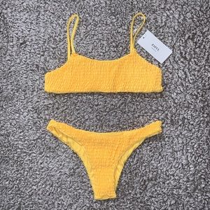 Yellow 2 Piece Bikini